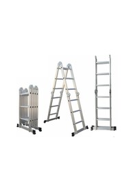 Resim Beykon 12 Basamaklı 1,6 MM Kalınlık 3.50 M Katlanır Çok Amaçlı Merdiven - ELIT 43 