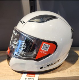 Resim Ls2 Rapid 2 Beyaz Kask 