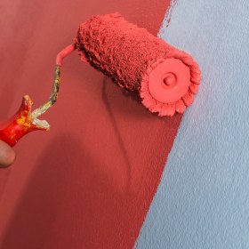 Resim Filli Boya Saten Rulo 20CM (Saplı) 