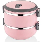 Resim Mobgift Freshbox 2 Katlı Sefer Tası Yemek Termosu Pudra Pembe N1125151 Çok Renkli 
