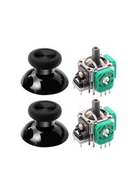 Resim Xbox One Analog Motor Topuz Seti 2+2 One - One S/x - Series S/x Uyumlu Siyah 