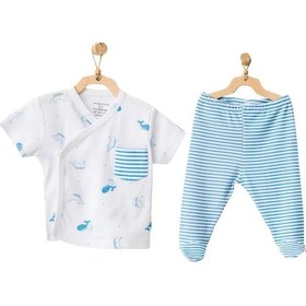 Resim Andywawa Erkek Bebek Balina Motifli Zıbın Takımı Ac21556r 001 