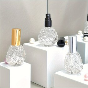 Resim 1 adet 15ml Kabuk Şekilli Sprey Şişesi, Mini Sis Parfüm Sprey Şişesi, Koku Kozmetik Depolama Kabı, Taşınabilir ve Seyahat Kullanımı İçin Uygun 