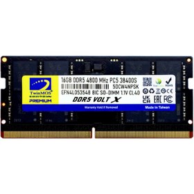 Resim TwinMOS VoltX TMD516GB4800S40 16 GB DDR5 4800 MHz CL40 Notebook Bellek 