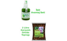 Resim Hüskon Ticaret Planthome Powermix Bitki Besini ve 3 Litre Orkide Toprağı Set 