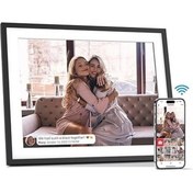 Resim Arktronic 16.7 Inc Büyük Dijital Resim Çerçevesi Wifi, 32 GB 1280X960 Hd -Siyah 