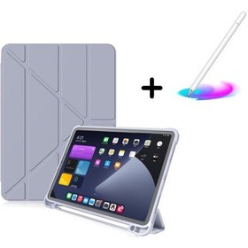 Resim Huawei Uyumlu Matepad Se 10.4 Kılıf Dokunmatik Kalem + Kalem Bölmeli Mars Case 
