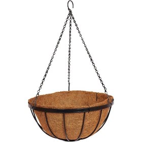 Resim Sarkaç Çiçek Sepeti Coco Elyaf Makreme Saksı 30 cm 