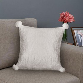 Resim Nuvomon Wellsoft Kırlent - Beyaz - 43x43 cm 