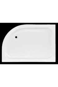 Resim Stina Diana 90x120 Asimetrik Oval Duş Teknesi 