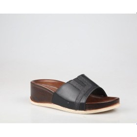 Resim Pierre Cardin Pc-7021 Ortopedik Siyah Kadın Terlik Siyah 