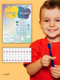 Resim Çocuklar Için Diş Fırçalama Panosu 