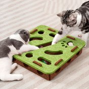 Resim Etkileşimli Kedi Oyuncakları ile Tırmalama Çubukları ve Asılı Toplar - Dayanıklı Malzeme, Pil Gerektirmez, İç Mekan Kedileri için Zihinsel Stimulation ve Egzersiz, Orta Irk Dostu, Kedi Oyuncakları Etkileşimli, Oyuncu Tasarım, Sağlam Yapı, Pil Olmadan 