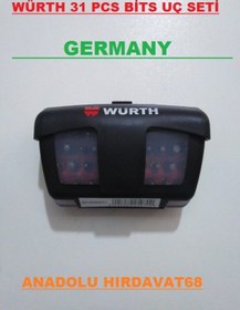 Resim Würth 31 Parça Bits Uç Seti Yıldız Uç Vidalama Uç Seti Germany 