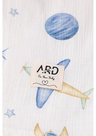 Resim Organik Pamuk Çift Kat Müslin Battaniye 