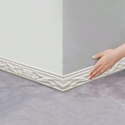 Resim 1 Rulo 230.0cm Kendinden Yapışkanlı Taban Kaplama, Duvar Köşü Çizgisi, Kapı Çerçeveleri için Kenar Koruyucu, Ev Dekoru Geliştirme, Dekoratif Çizgi Trim, Dekoratif Çizgi Tri 