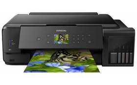 Resim Epson L7180 A3 Yazıcı-Tarayıcı-Fotokopi Renkli Mürekkep Tanklı Yazıcı Dubleks WI-FI Ethernet (5 RENK) 
