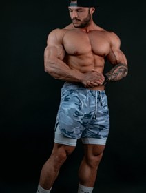 Resim TEAM USA Usa Fit-shorts Military Blue 