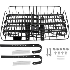 Resim KNT Bisiklet e-bike scooter sepeti katlanabilir Metal ayarlanabilir 