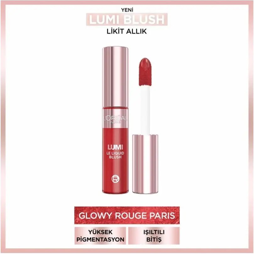 L'Oréal Paris LOREAL PARIS MAKEUP Lumi Blush Likit Allık 640 Glowy Rouge Paris - YAVRU AĞIZI / STD Fiyatı ve Özelliklerı - Badem