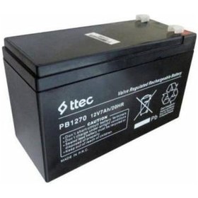 Resim Ttec 12 Volt 7 Ah Bakımsız Kuru Akü 2kg 