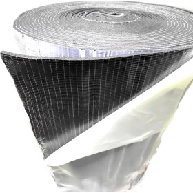 Resim Bant Evi Kauçuk Izolasyon 13MM 120CM 16.8m2 Kendinden Yapışkanlı Elastomerik Kauçuk Köpüğü Yalıtım Levhası 