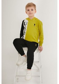 Resim U.s. Polo Assn Shaded Yeşil Erkek Çocuk Eşofman Takımı 