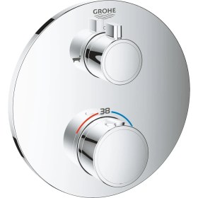 Resim Grohe Grohtherm Termostatik Banyo Duş Bataryası 2 çıkışlı divertörlü- 24077000 