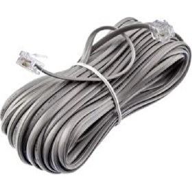 Resim Ata Elektronik 50 Metre Duvar Prizi ile Modem Arası Telefon Modem Adsl Ara Kablosu Köken Kablo Köken Kablo 50MT 