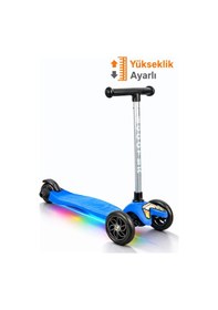 Resim Tois LED Işıklı Lumi Scooter – Direksiyondan Yön Verilebilen, Yükseklik Ayarlı 3 Tekerlekli Çocuk Scooter Çok Renkli 