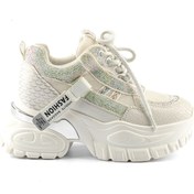 Resim Guja Kadın Kalın Taban Hakiki Deri Taşlı Sneaker 