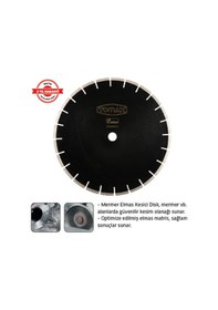 Resim Tomax Elmaslı Mermer Kesici 350 X 3,2 X 8 X 25,4 Mm 