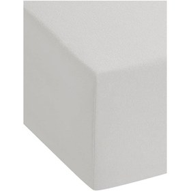 Resim Cotenconcept 2 Adet Düz Pamuklu Tek Kişilik 120 X 200 Cm Lastikli Penye Çarşaf-gri 