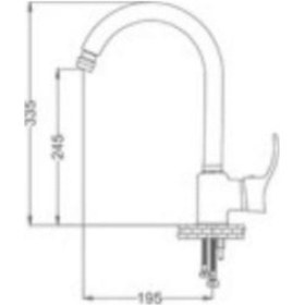 Resim Gms Akdeniz Beyaz Altın Kuğu Eviye Mutfak Bataryası Akd302 