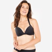 Resim Kadın Bikini Üstü - Push Up Etkili - Siyah - Elena 
