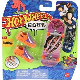 Resim Hot Wheels Skate Parmak Kaykay ve Ayakkabı Thrashin Tiger HVJ93 