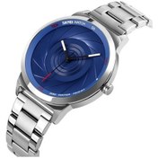 Resim Yingfu Skmei 9210 Moda Erkek İş Kol Saati Basit Üç Boyutlu Yüzey Su Geçirmez Altın Kuvars İzle Adam Gümüş Mavi Çok Renkli Çok Renkli 