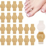 Resim 20'li Tırnak Yenileme Yamaları - Alkol İçermez, Nemlendirici Tırnak Etiketleri, Zayıf, İnce, Kırık veya Renk Değişmiş Ayak ve El Parmakları İçin - Kolay Uygulanır - Sporcular, Yaşlılar ve Tüm Cilt Tipleri İçin Uygundur 