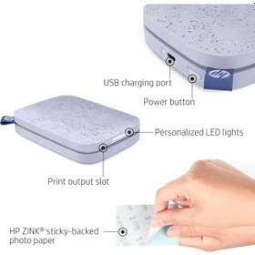 Resim Hp Sprocket Taşınabilir 2x3" Anında Fotoğraf Yazıcısı Siyah 