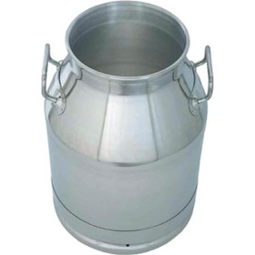 Resim Melasty Süt Sağma Makinesi Paslanmaz Süt Güğümü 30 Litre İki Kulplu Geniş Ağız Kapak Hariç 