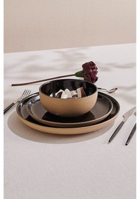 Resim Pasabahce Eco Seramik Pasta Tabağı Siyah - 1 Adet 