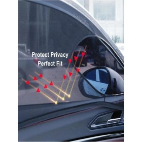 Resim Ankaflex Yan Cam Perdesi Oto Arka Perde Araç Güneşlik Gölgelik Bebek Çocuk Bebe Örtü Cam Çorabı Filmi Uyumlu 