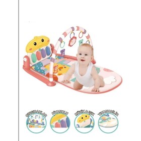 Resim Vardem Bebek Oyun Halısı (Piyanolu Ördekli) Bebek Oyun Matı 