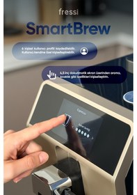 Resim Fressi EM-1592 2000 W Dijital Ekranlı Tam Otomatik Espresso Kahve Makinesi 