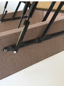 Resim Bengimobilya Baza Başlık Standart Silinir Kumaş Model Kapiton Metal Transmisyo 