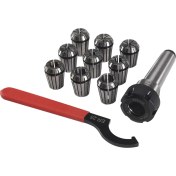 Resim 9pcs ER25 Yay Koletleri+1 Pcs Mt3 M12 ER25 Kolet Cnc Freze Torna Aracı Için Morse Konik Tutucu (Yurt Dışından) 