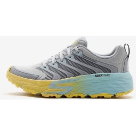 Resim Skechers Max Cushioning Elite Trail Kadın Gri Outdoor Ayakkabı 129154 Gymt Gri 