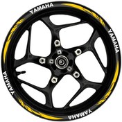 Resim Yamaha Beyaz Yazılı Turuncu Reflektif Pençe Şeritli 002 Burchakstore