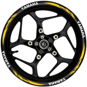 Resim Yamaha Beyaz Yazılı Turuncu Reflektif Pençe Şeritli 002 