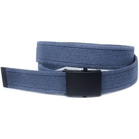 Resim Livze Unisex Siyah Tokalı Kolon Kemeri 4cm Mavi Mavi 